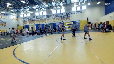 175 lbs Round 6 (8 Team) - Brian Wright, The Outsiders vs Justin Sanchez, Cypress Creek