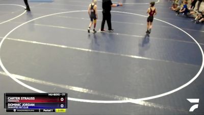 77 lbs Cons. Round 1 - Carter Strauss, Minnesota vs Dominic Jordan, Shakopee Mat Club