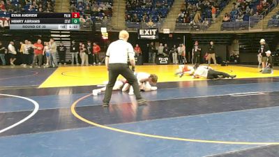 155 lbs Round Of 32 - Evan Andrew, Palmyra vs Henry Abrams, State College