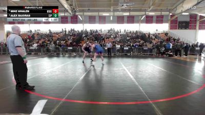 285 lbs Semifinal - Mike Whalen, Natick vs Alex Bajoras, Saint John's Prep