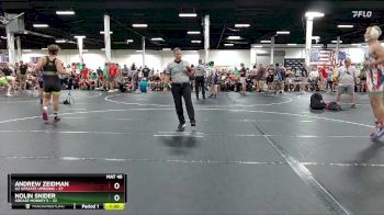 190 lbs Round 1 (4 Team) - Andrew Zeidman, U2 Upstate Uprising vs Nolin Snider, Grease Monkey`s