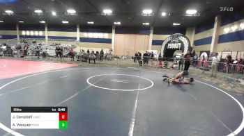 88 lbs Consi Of 8 #1 - Jett Campbell, Lawc vs Abel Vasquez, Poway Elite