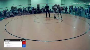 57 lbs Quarters - Colton Weiler, Wisconsin vs Israel Acosta, Inland Northwest Wrestling Training Center