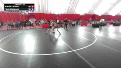 144 lbs 5th Place Match - Hunter Kromrey, Weigh In Club vs Dax Steinbach, Weigh In Club