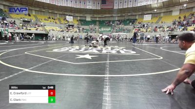 86 lbs Quarterfinal - Ellis Crawford, Little Rock Wrestling Club vs Channing Clark, Prairie Grove Youth Wrestling