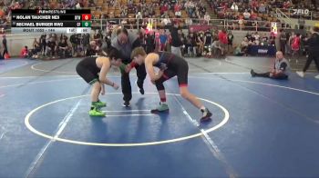 144 lbs Cons. Round 3 - Nolan Taucher NE5, BTW vs Michael Burger NW2, Clear Fork