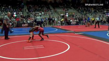 61 lbs Round Of 16 - Kaden Williams, HURRICANE WRESTLING ACADEMY vs Wes Nickell, Cushing Tigers