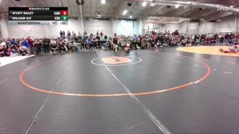 157 lbs Quarterfinal - Wyatt Boley, Cheyenne Mountain vs William Alt, Kelly Walsh