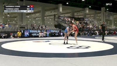 62 kg Quarters - SaVannah Cosme, SOUTHWEST WRESTLING CLUB vs Katerina Lange, Nyac