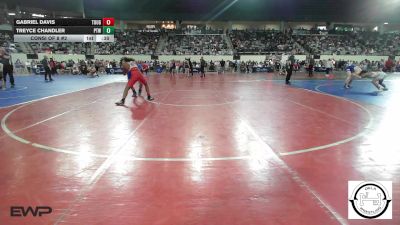 130 lbs Consi Of 8 #2 - Gabriel Davis, Tough N Technical Wrestling Club vs Treyce Chandler, Pryor Tigers Wrestling
