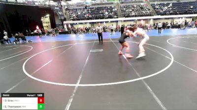 7th - 8th grade - 173 Semis - Dawson Gray, Viking Wrestling Club (IA) vs Sully Thompson, Hawkeye Wrestling Academy