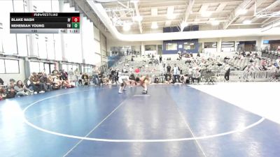130 lbs Finals (8 Team) - Blake Nash, Black Fox vs Nehemiah Young, Wyoming Gold