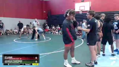 175 lbs Round 4 (6 Team) - Azariah Martinez, High Plains Marauders vs JT Lowe, Pirate Wrestling Club