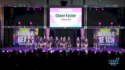 Cheer Factor - CHARMED [2022 L1 Senior Day 3] 2022 ACDA Reach the Beach Ocean City Cheer Grand Nationals