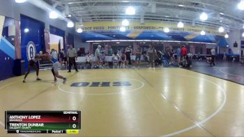165 Gold Semifinal - Trenton Dunbar, Colquitt County vs Anthony Lopez, Braddock