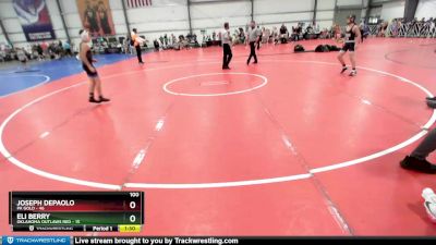 100 lbs Rd# 9- 2:15pm Saturday Final Pool - Joseph DePaolo, PA Gold vs ELi Berry, Oklahoma Outlaws Red