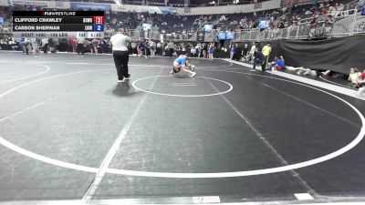 106 lbs Rr Rnd 5 - Clifford Crawley, D3wc vs Carson Sherwan, Lions Wrestling Club
