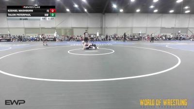 90 lbs Rr Rnd 2 - Ezekiel Mashburn, Full Circle 9U vs Talon Peterpaul, RAW Wrestling Club 9U