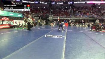 3A-157 lbs Champ. Round 1 - Caiden Fraher, Fort Dodge vs Jireh Gaye, Urbandale