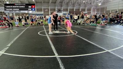 140 lbs Cons. Semis - Ashlyn Martin Gomez, Idaho vs Rachel Jensen, Utah