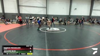 132 lbs 3rd Place Match - Giovanni Silva, Peninsula Wrestling Club vs Magnus Michaelson, NWWC