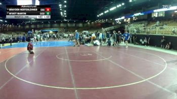 150 lbs Champ. Round 1 - Wyatt Martin, St. Johns Country Day vs Brayden Hertenlehner, Charlotte Hs