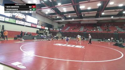 149 lbs 3rd Place Match - Seth Mendoza, Missouri vs Ethan Basile, Northern Iowa