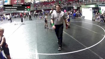 50 lbs Champ. Round 2 - Barron Dvorak, Pierce Warbirds vs Mason Hruska, FoxFit