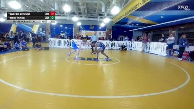 132 lbs 1st Place Match - Reid Yakes, Tampa Bay Tigers vs Jasper Croom, SOT / DOZ
