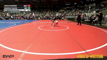 55 lbs Consi Of 8 #2 - Apollo Hawkins, Mat Assassins vs Brantley Dalton, Cocoa Beach Wrestling Club
