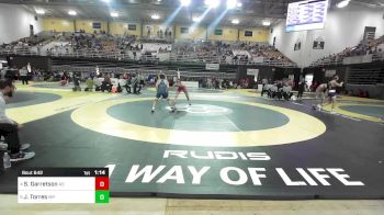 126 lbs Quarterfinal - Sean Garretson, Archbishop Spalding vs Jason Torres, Malvern Prep