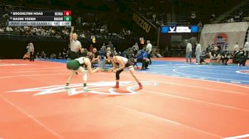 125 Class 1 lbs Cons. Round 2 - Naomi Yoder, Warsaw vs Brooklynn Hoag, Nevada
