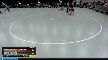 86 lbs Cons. Round 2 - Alexander Naccarati-Cholo, Bear Wrestling Club vs Micah Weaver, Central Indiana Academy Of Wrestling
