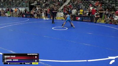 63 lbs Quarterfinal - Rocky Ruiz, CA vs Gabriel Jasso, MN