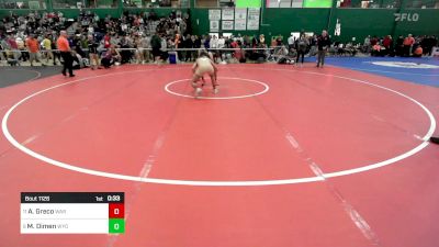 138 lbs Consi Of 8 #2 - Alex Greco, Warwick Valley vs Matt Dimen, Wyoming Seminary