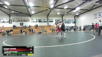 165 lbs 5th Place Match - Ethan Cooper, Wabash vs James Bettcher, Manchester