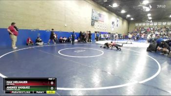 138 lbs Cons. Round 4 - Andres Vasquez, Pioneer Valley vs Max Vielhauer, Rio Vista