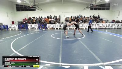 138 lbs Cons. Round 4 - Christopher Phillips, Merced vs Diego Lua, El Capitan