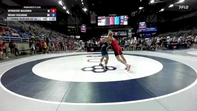 165 lbs Cons. Sub-rd Of 32 - Spencer Madsen, WI vs Noah Holman, WA
