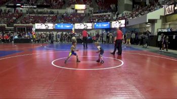 37 lbs Cons. Semi - Luca Garcia, Shepherd Wrestling Club vs Nash Kremer, Butte Wrestling Club