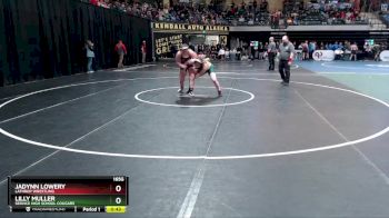 165G Cons. Round 1 - Jadynn Lowery, Lathrop Wrestling vs Lilly Muller, Service High School Cougars