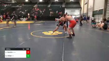 285 lbs Consolation - John Hardin, Iowa Boyz vs Aidan Miller, Millard South