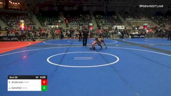 55 lbs Quarterfinal - Easton Anderson, Nebraska Wrestling Academy vs Jaxon Sanchez, Sunkist Kids/Monster Garage