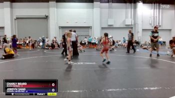 50 lbs Round 4 (8 Team) - Charly Beard, Black Mambas vs Jordyn Sang, Georgia United Red