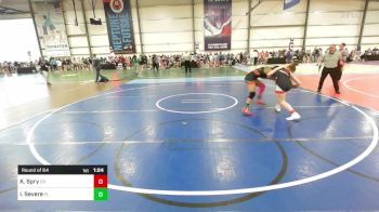 120 lbs Round Of 64 - Kandice Spry, OH vs Isis Severe, FL