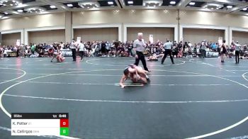 95 lbs Consi Of 8 #1 - Kaden Potter, St. Charles vs Noah Callirgos, Grindhouse WC