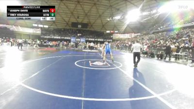 Boys 2A 157 lbs Cons. Semi - Trey StaRosa, Eatonville vs Joseph Davis, Marysville Pilchuck