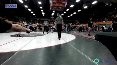52 lbs Round Of 16 - Caleb Boyd, Harrah Little League Wrestling vs Maxen LaFever, Newcastle Youth Wrestling