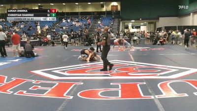 126 lbs Consi Of 64 #2 - Lukah Zherka, FL vs Christian Ramirez, NJ