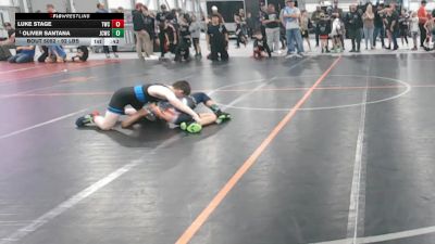 92 lbs Champ. Rd Of 32 - Oliver Santana, Jungle Cat Wrestling Club vs Luke Stage, Toro World Club